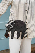 Felted Animal Bag – Raccoon