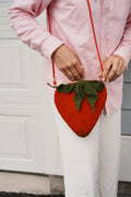 Felted Bag – Red Strawberry