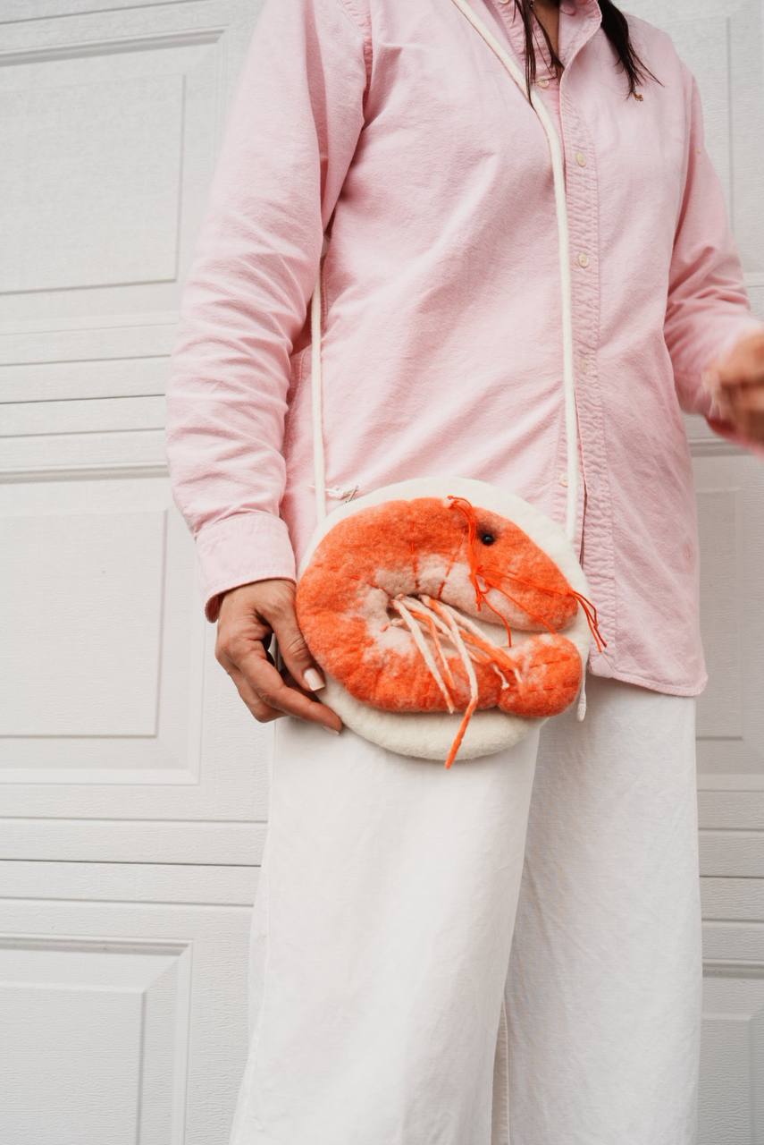Felted Bag – Shrimp