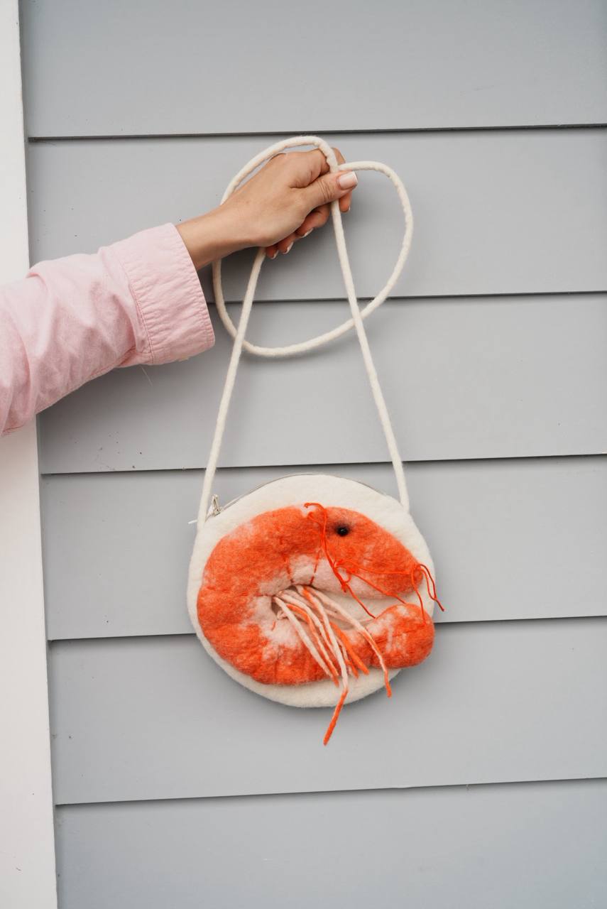 Felted Bag – Shrimp