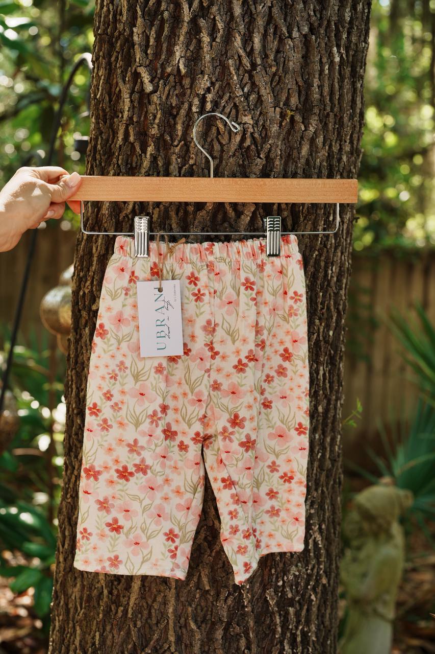 Baggy Kids Pants - Floral