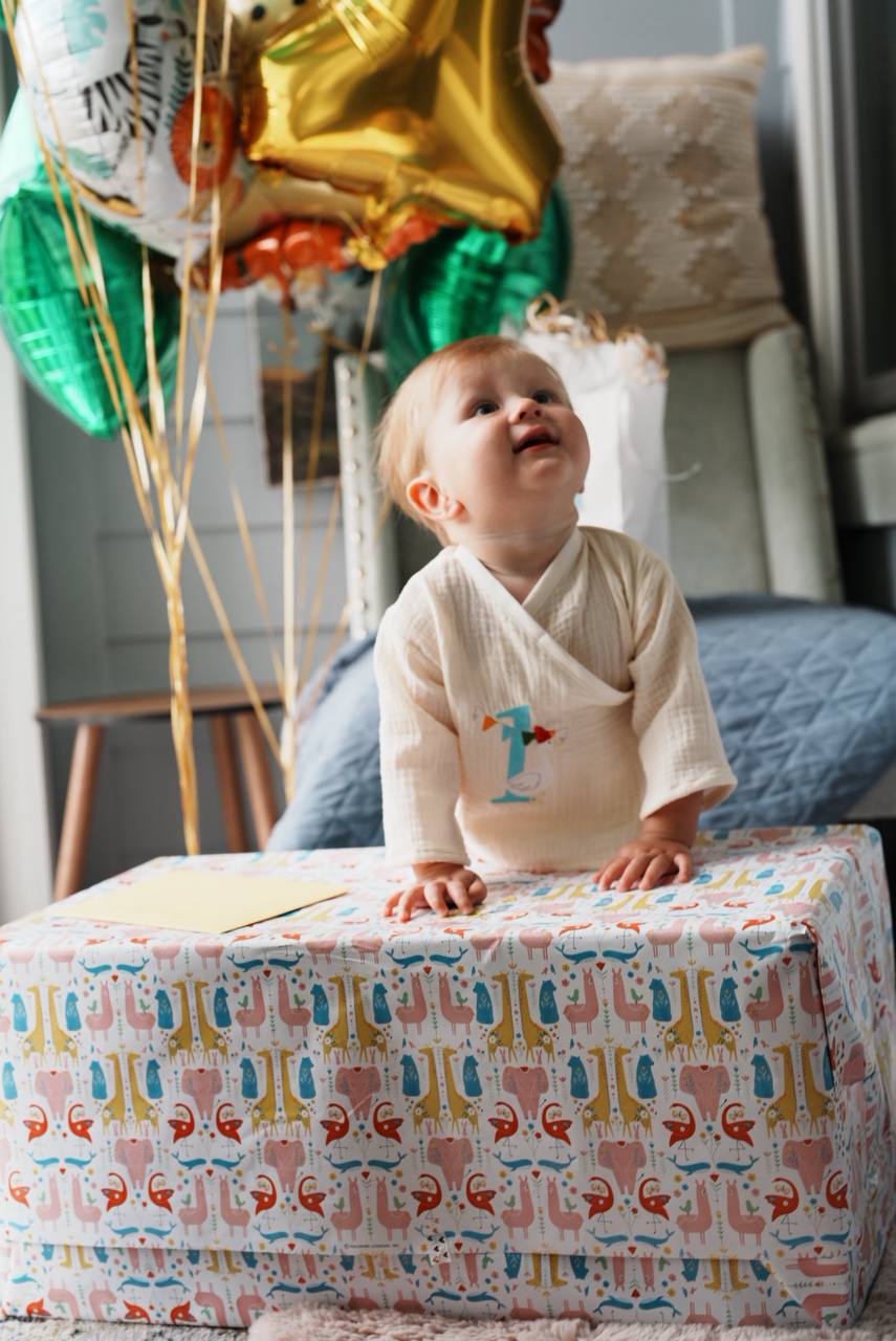 Kids Kimono Top - Custom Birthday Edition