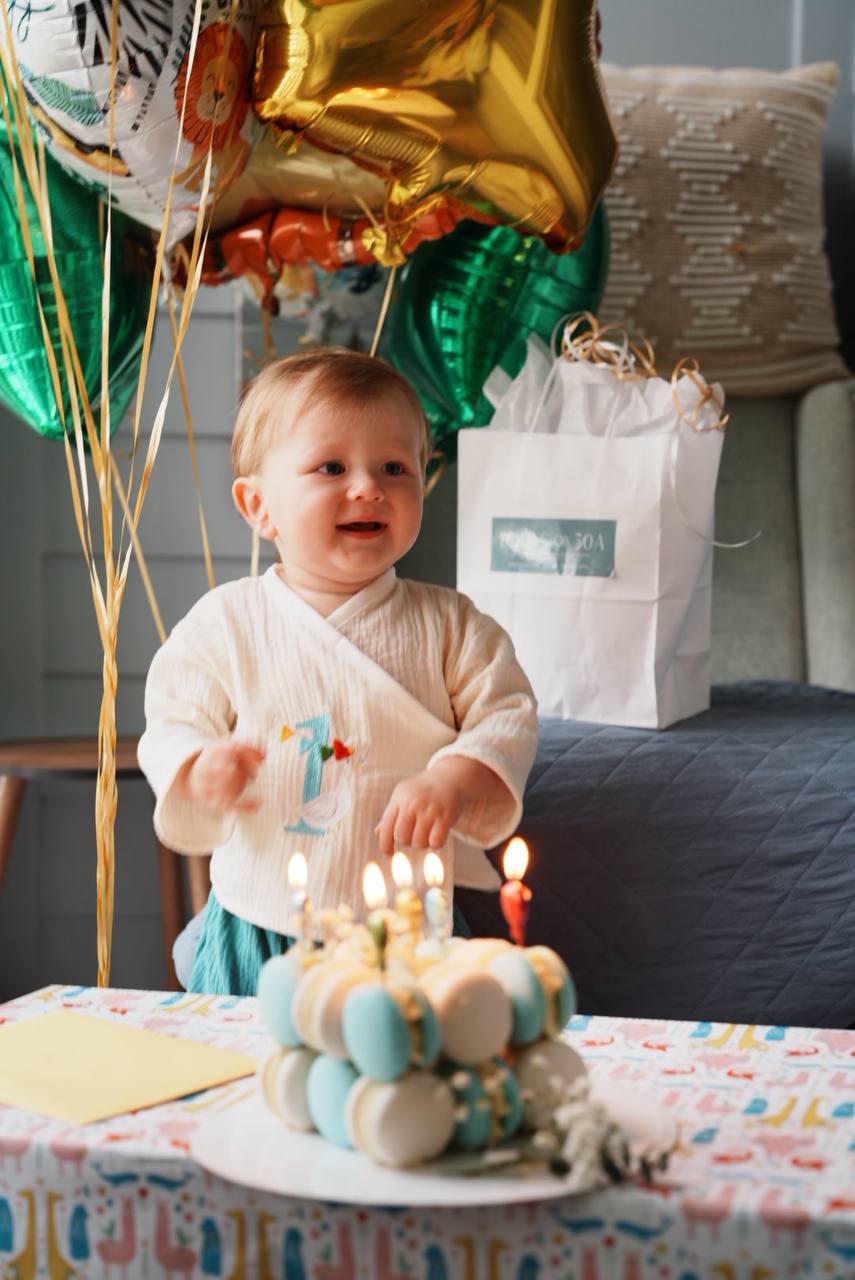 Kids Kimono Top - Custom Birthday Edition