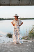 Adjustable Wide-Leg Cotton Pants