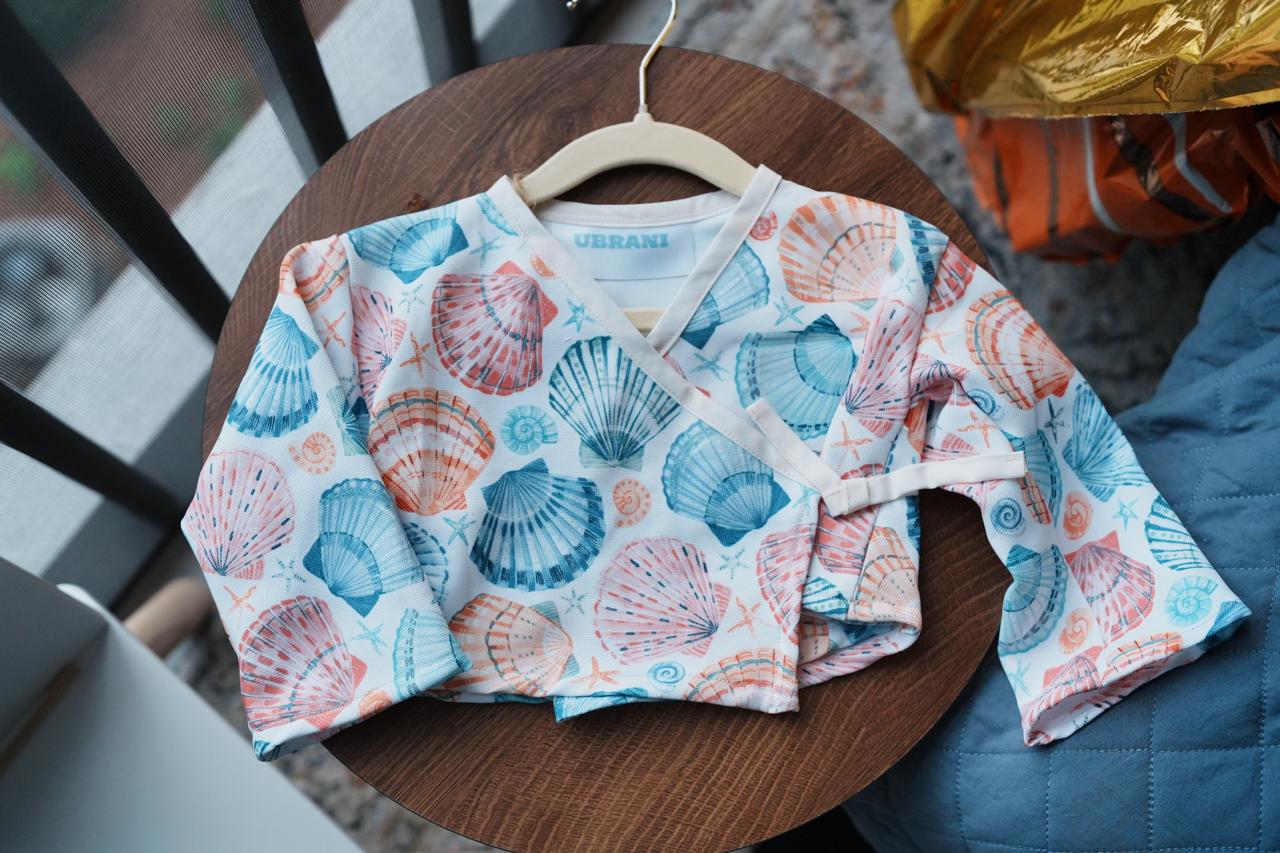 Kids Kimono Top - Shells
