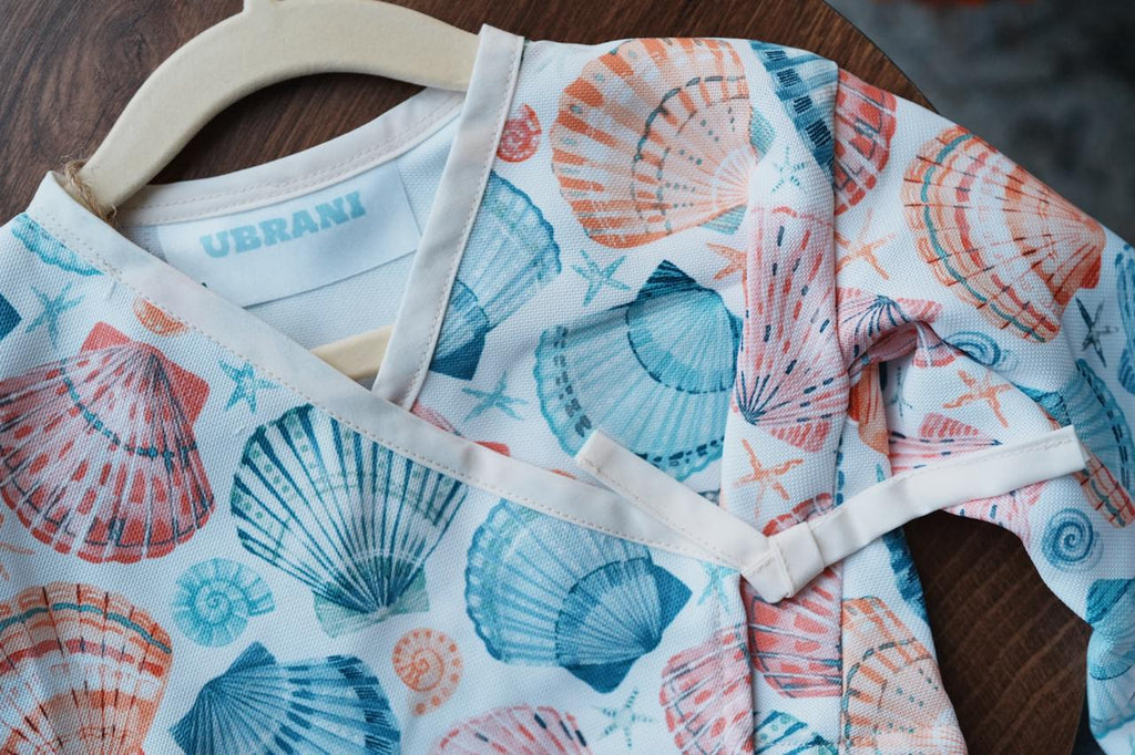Kids Kimono Top - Shells