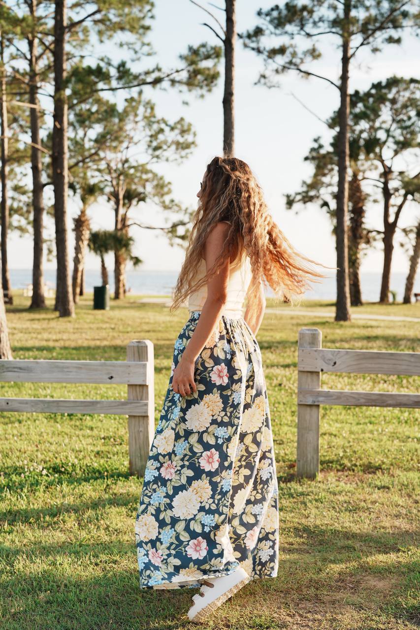 Adjustable Wide-Leg Cotton Pants