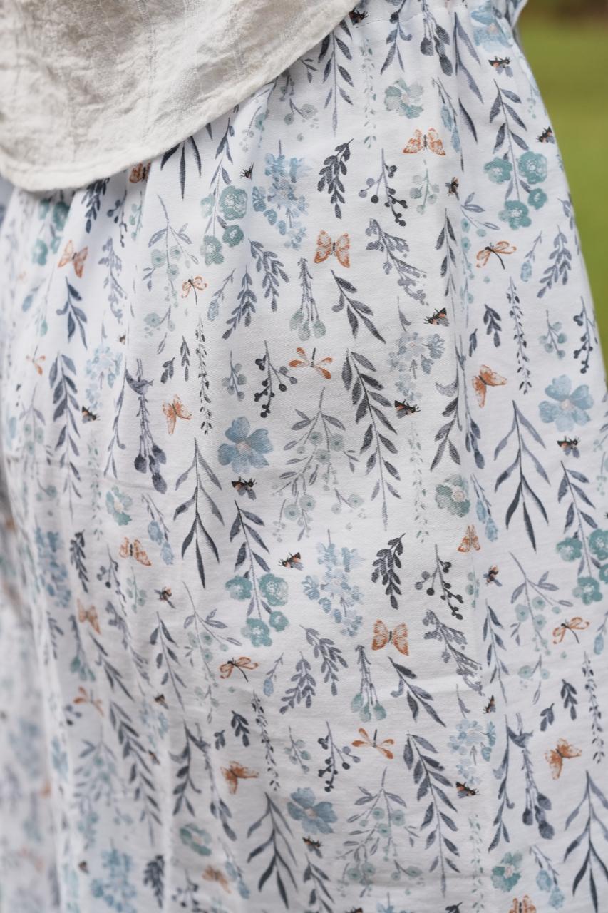 Adjustable Wide-Leg Cotton Pants