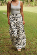 Adjustable Wide-Leg Cotton Pants