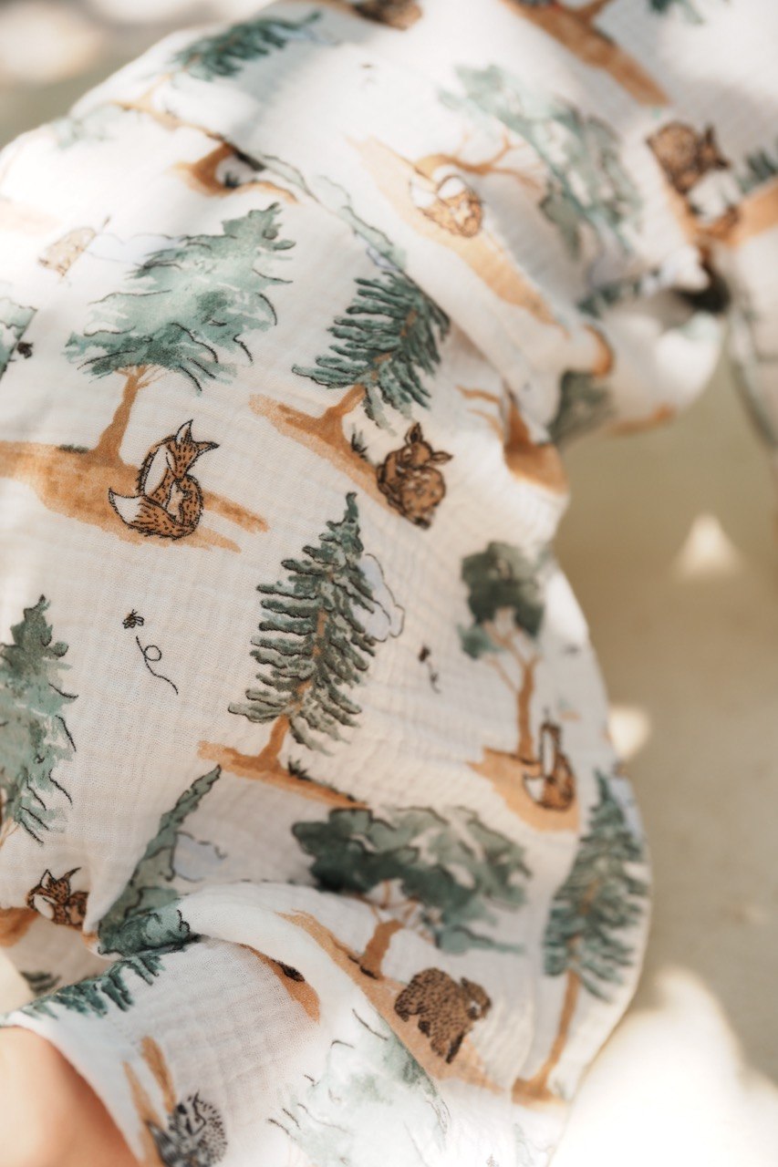 Kimono & Baggy Pants Set – Woodland