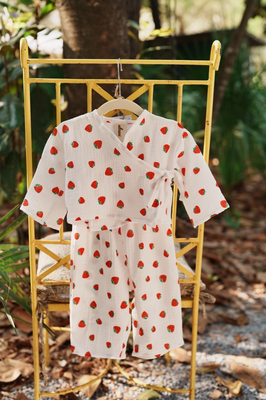 Kimono & Baggy Pants Set – Woodland