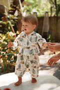 Kimono & Baggy Pants Set – Woodland